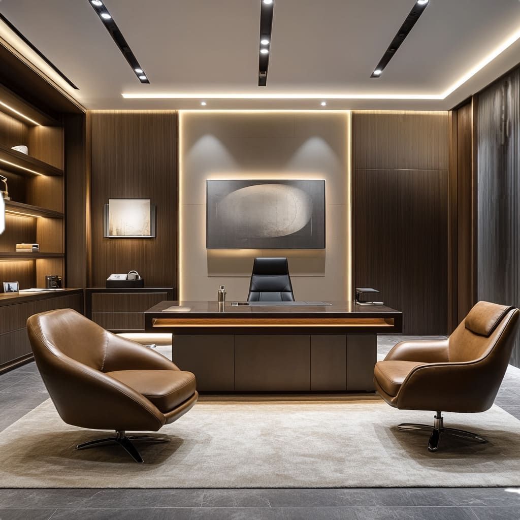 Luxury Executive Suite featuring Integrated Cove Lighting & Executive Chandelier #120